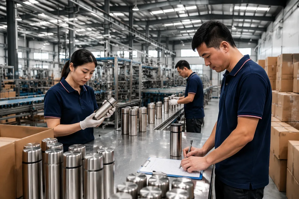 Supplier directory thermos QC guide for custom stainless orders