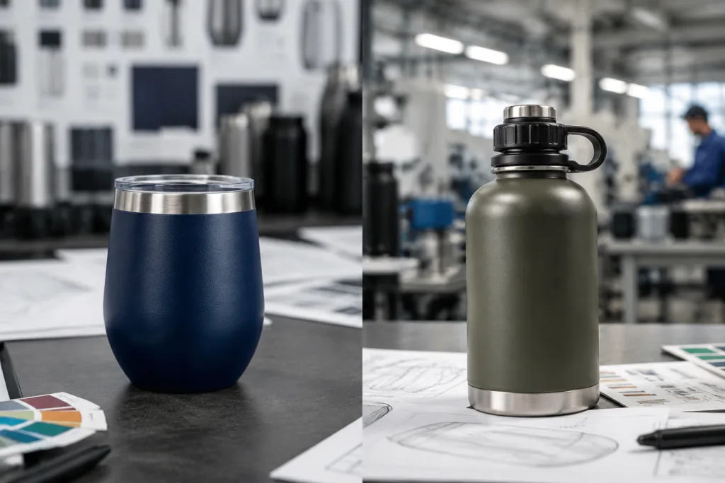 Wine Tumbler Versus Canteen