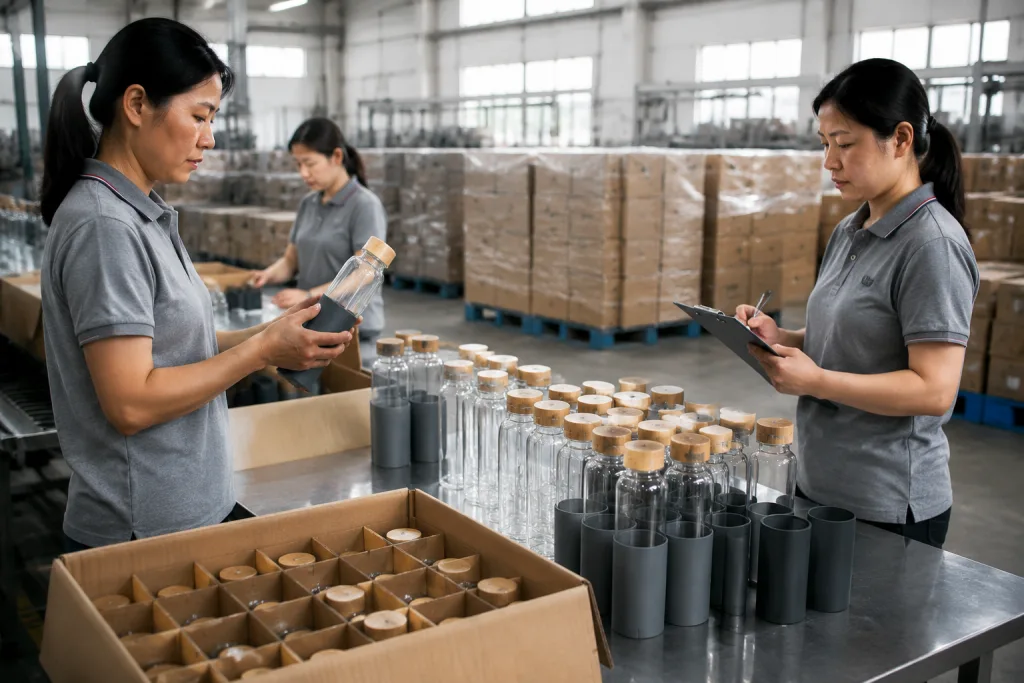 Supplier glass water bottle sourcing guide for wellness brands