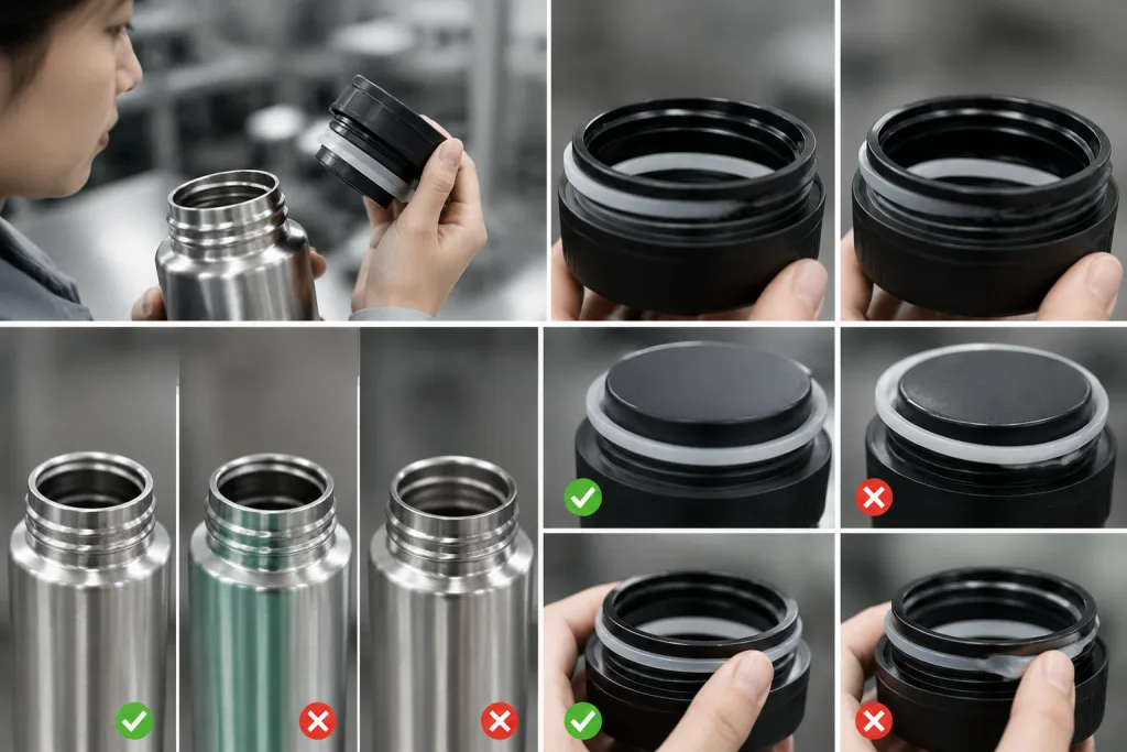 Lid and seal mistakes