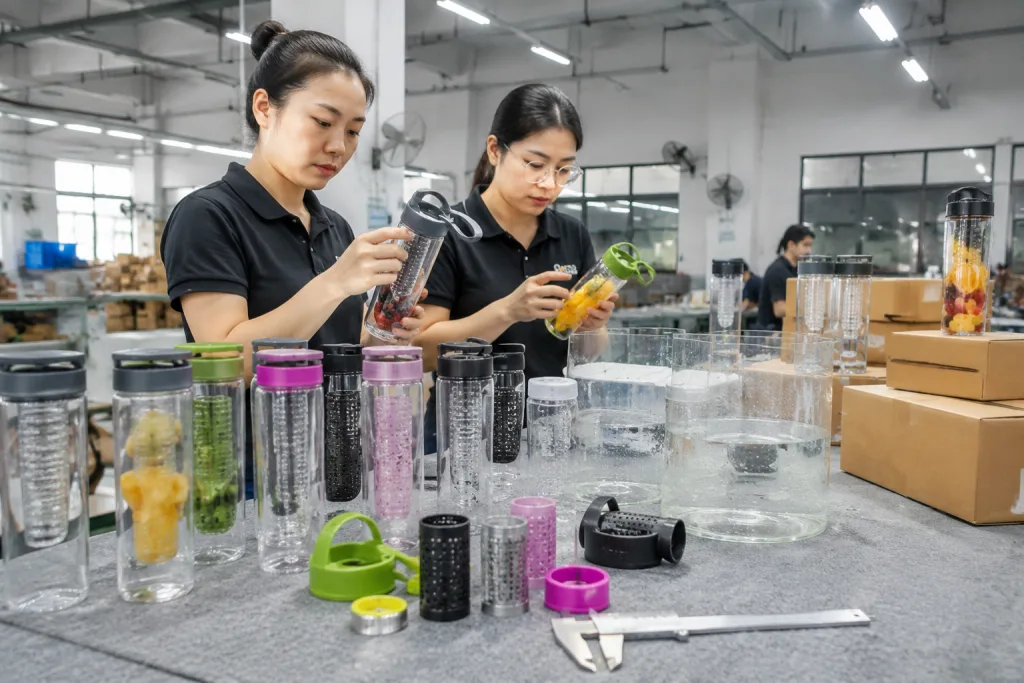 Suppliers fruit infuser bottle: production failures to avoid