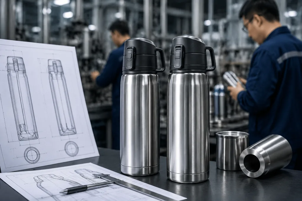 Lock the vacuum and lid design