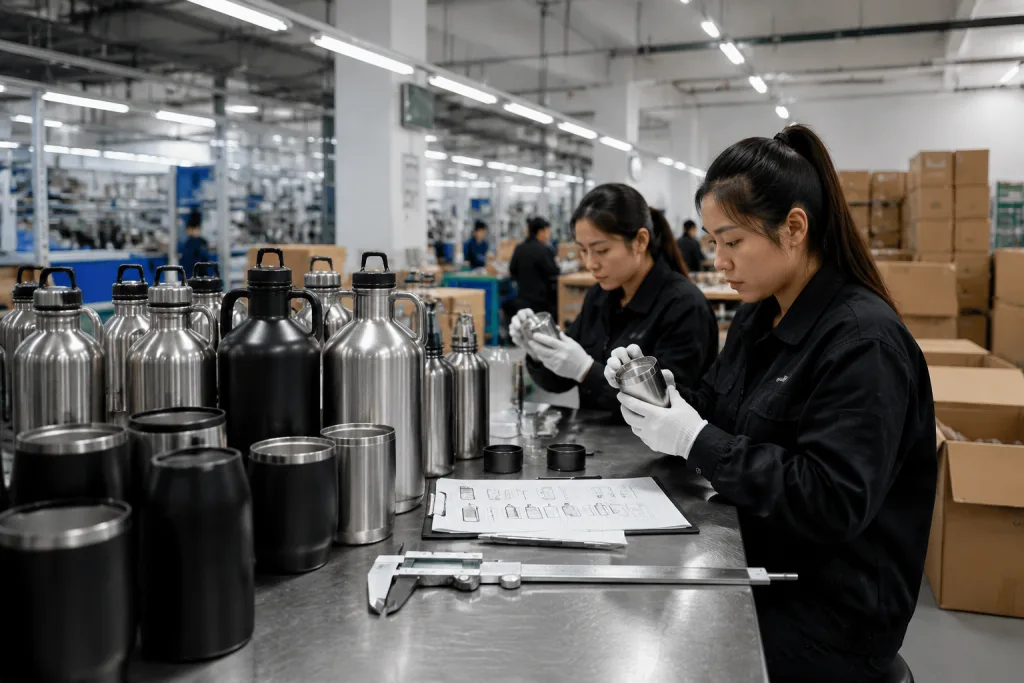 Top custom drinkware compared: canteen, growler and tumbler specs