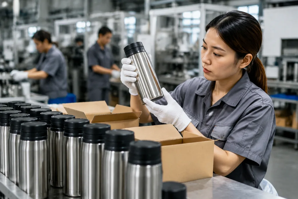 Control quality before cartons close