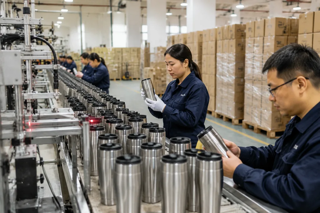 Travel mug bulk buyer framework for custom coffee brands