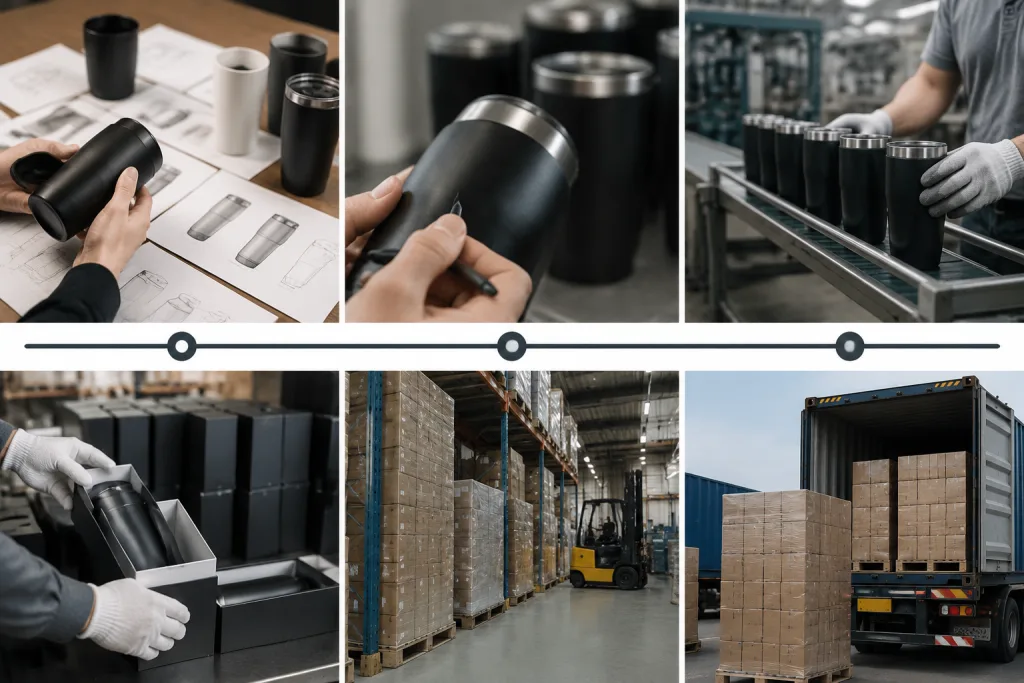 Sampling to shipment timeline