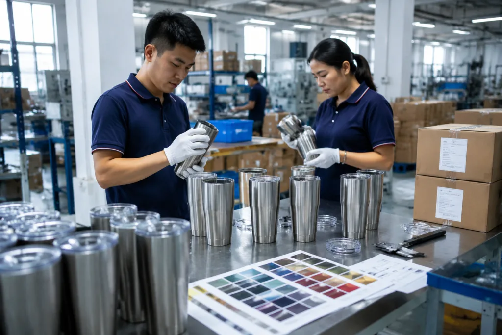Travel mug promotional products: tumbler specs that buyers compare