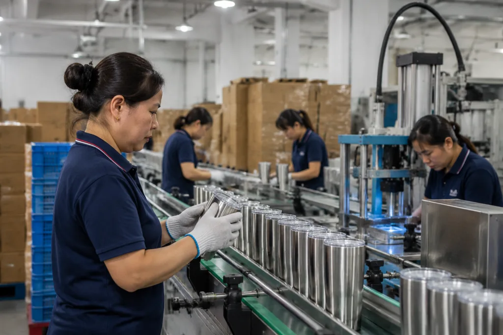 Travel tumbler factory decisions for coffee brand buyers