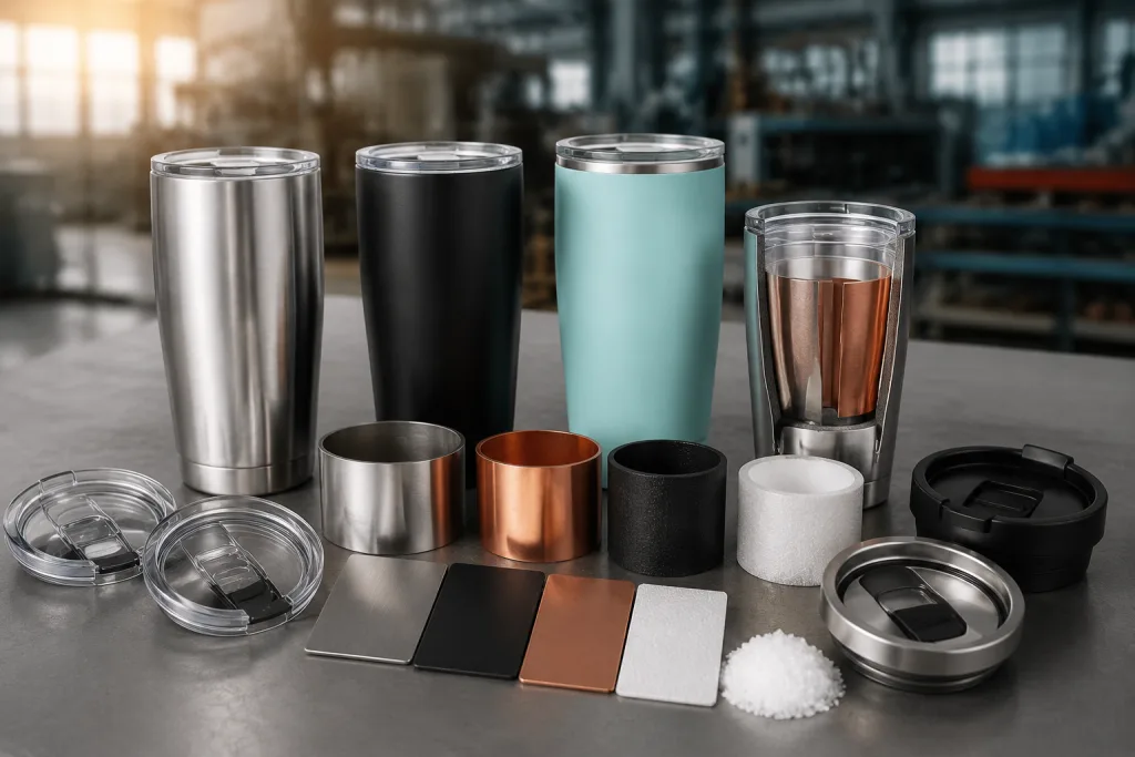 Steel, insulation, and lid choices