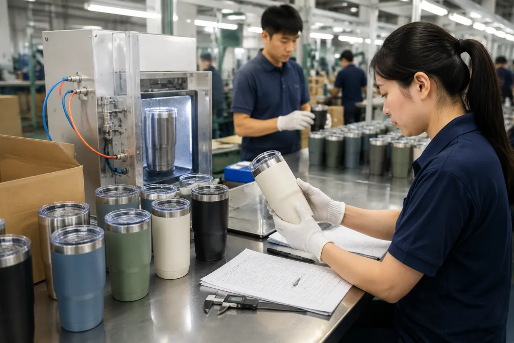 Travel tumbler promotional products: QC failure guide for buyers