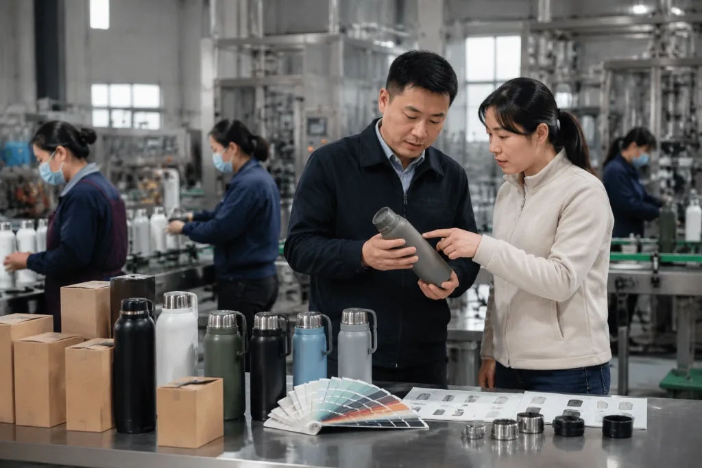 Vacuum flask private labeling: stainless thermos buyer framework