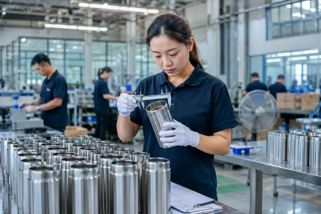 Put QC into the purchase order