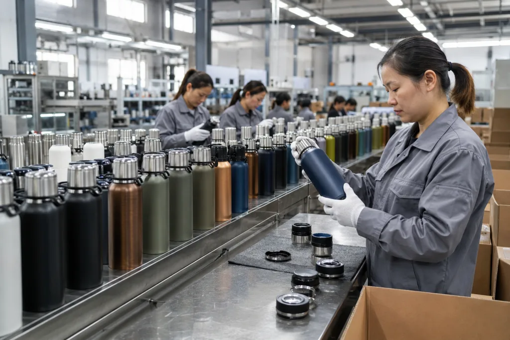 Vacuum insulated bottle custom buying framework for B2B orders