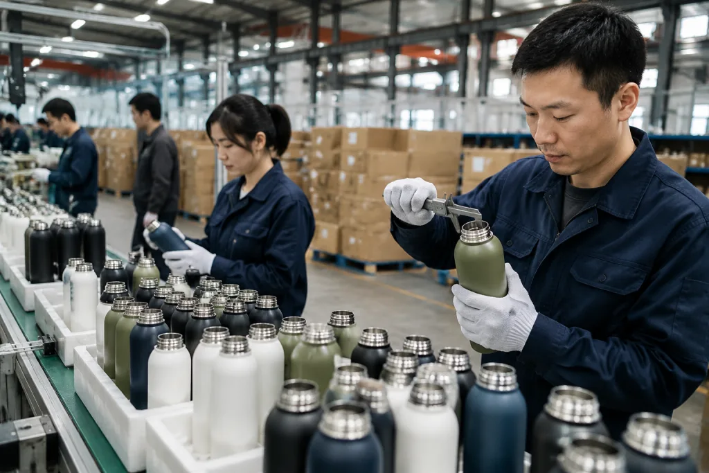 Vacuum insulated bottle factory spec guide for custom buyers