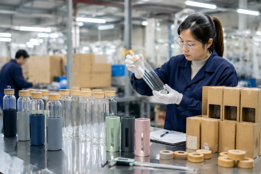 Vendor borosilicate glass bottle sourcing specs for wellness brands