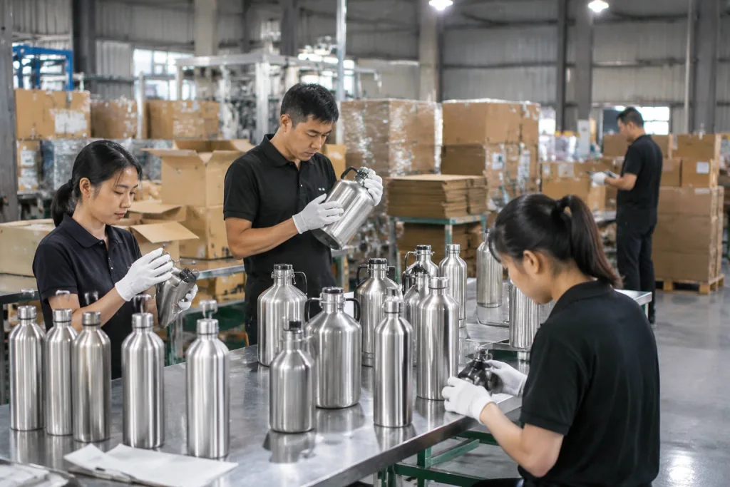 Vendor double walled bottle guide: canteen vs growler specs