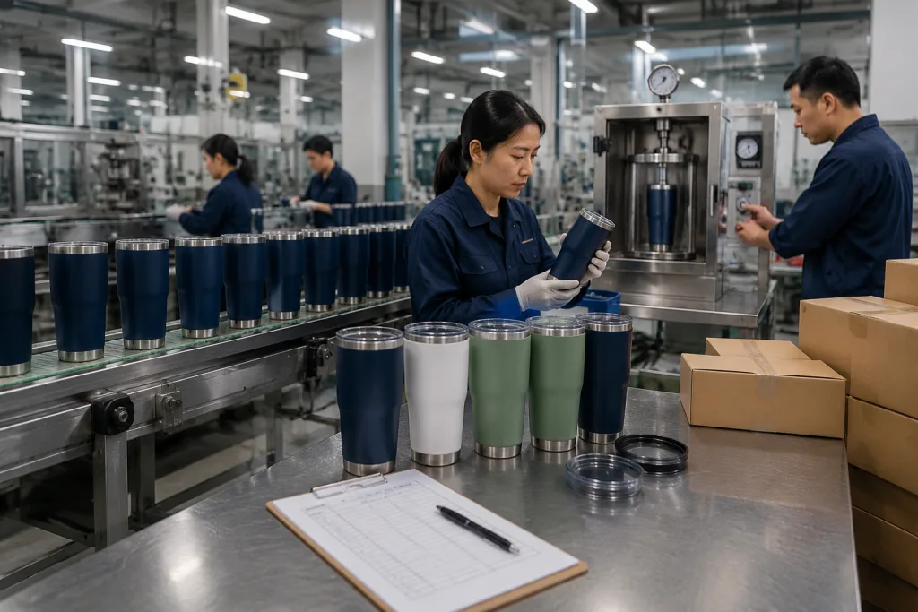 Vendor stainless steel tumbler QC failures buyers should prevent