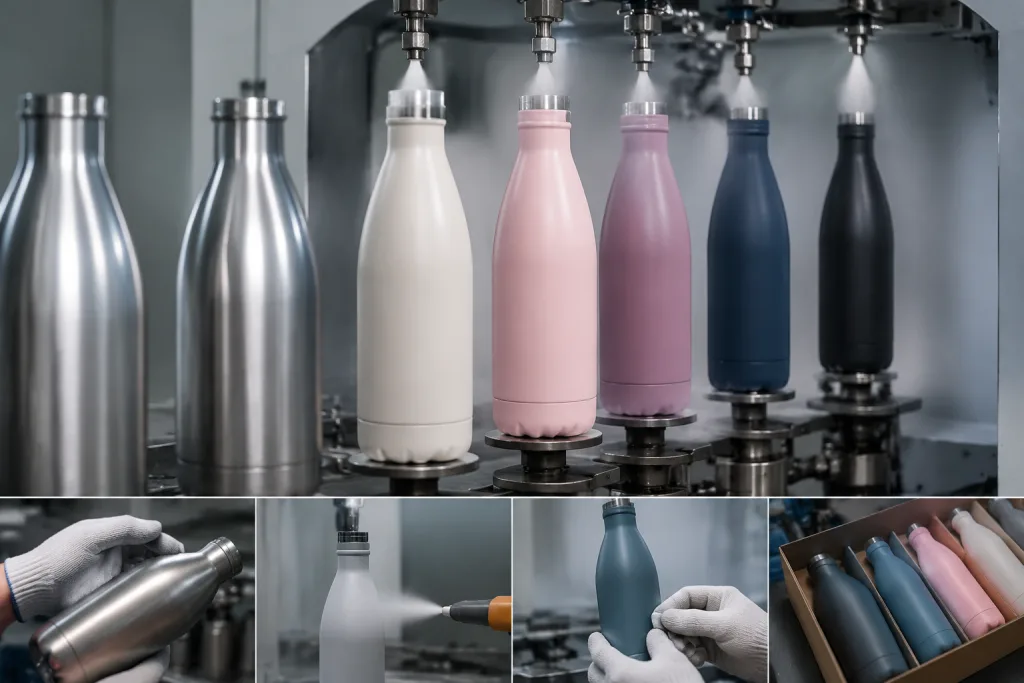 Coating and logo process