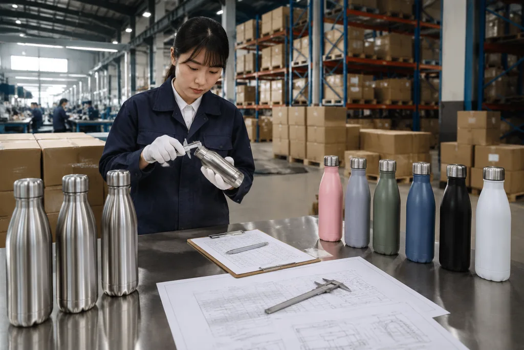 Vendor water bottle spec sheet: B2B custom drinkware guide
