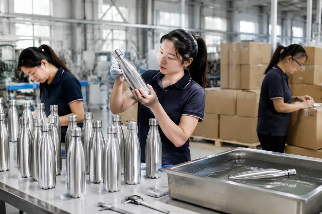 Vendor water bottles: B2B custom canteen order walkthrough