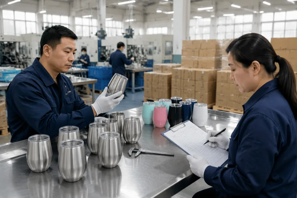 Wine tumbler distributor guide: specify, price, and QC your order
